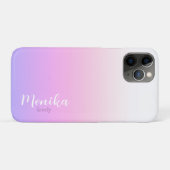Violett und rosa Ober Case-Mate iPhone Hülle (Rückseite (Horizontal))