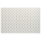 Violett und zartes gelbes Blumenmuster Stoff (Yard (91,4 cm))