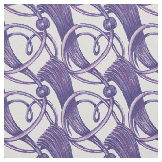Violett verziert. stoff (Muster)