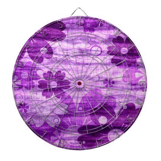 Violett Vintag Dartscheibe (vorne)