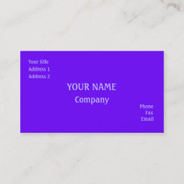 Violett Visitenkarte