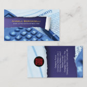 Violett-Visitenkarte für die Papierführung Visitenkarte (Vorne/Hinten)