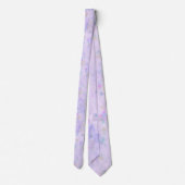 Violett Wasserfarben Krawatte (Rückseite)