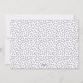 Violett | Weihnachtsgebäck Foto Feiertagskarte (Rückseite)