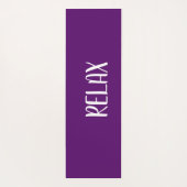 Violett Weiß, zweifarbig Yogamatte (Rückseite)