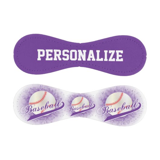 Violett | White Retro Baseball Sports (Paneele)