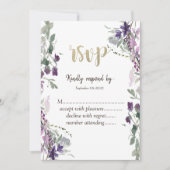 Violett-Wildblume UAWG Einladung (Vorderseite)