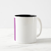 Violett Zweifarbige Tasse (VorderseiteRechts)
