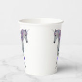 Violetta- Einhorn, stehend - Pappbecher (Links)