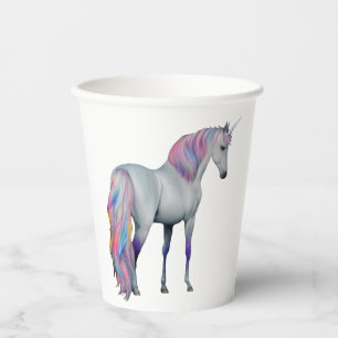 Violetta- Einhorn, stehend - Pappbecher