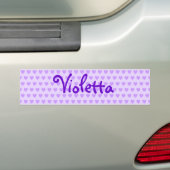 Violetta Lila Autoaufkleber (Auf Auto)