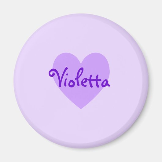 Violetta Lila Magnet (Vorne)