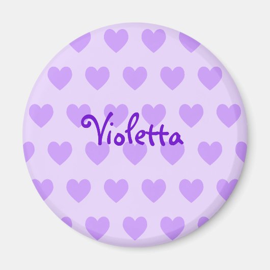 Violetta Lila Magnet (Vorne)