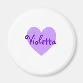 Violetta Lila Magnet (Vorne)