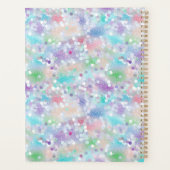 Violettanbau - Glitzer im neuen Jahr Planer (Rückseite)