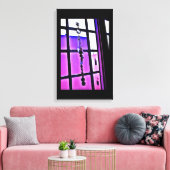 Violettansicht Leinwanddruck (Insitu (Wohnzimmer))