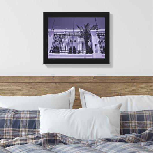 Violettansicht Leinwanddruck (Insitu (Schlafzimmer))