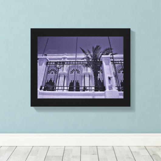 Violettansicht Leinwanddruck (Insitu (Holzboden))