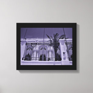 Violettansicht Leinwanddruck