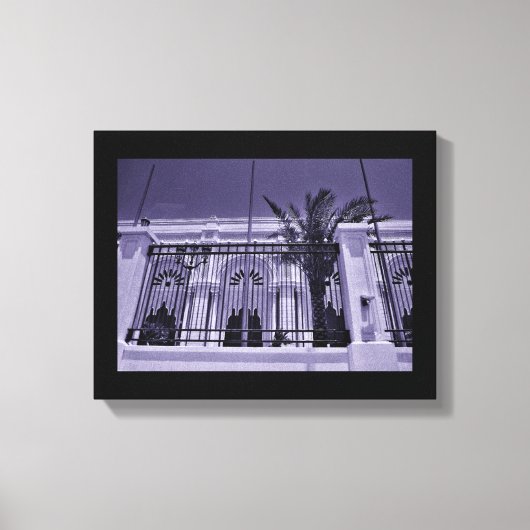 Violettansicht Leinwanddruck (Vorderseite)