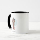 Violettas Umarmung ~ Schale Tasse (Vorderseite Links)
