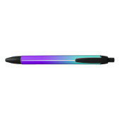 Violettblaue Ombre Kugelschreiber (Rückseite)