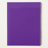 Violette Abschlussklasse 2027 Senior Custom High S Planer (Rückseite)