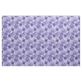 Violette Anemone Blume Aquarellmuster Stoff (Fat Quarter (45,7 x 55,9 cm))
