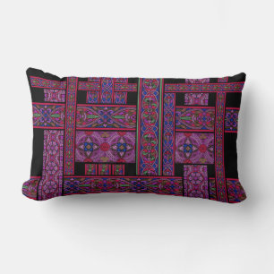 Violette Aurora-Buntglas-Lendenkissen Lendenkissen