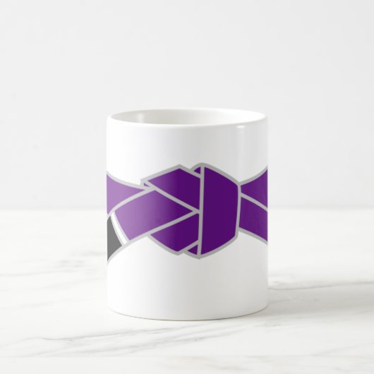 Violette Binde BJJ Kaffeetasse (Mittel)