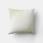 violette blühende grüne Blätter Kissen (Rückseite)