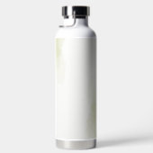 violette blühende grüne Blätter Trinkflasche (Rechts)