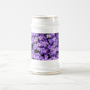 Violette Blume Beer Stein Violets Bierglas