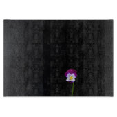 Violette Blume cbcnm Schneidebrett (Vorderseite)