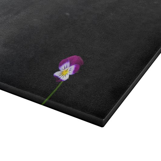 Violette Blume cbcnm Schneidebrett (Ecke)