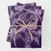violette Blume Geschenkpapier Set (Beispiel)
