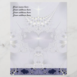 Violette Blume Individualisierte Briefkopf