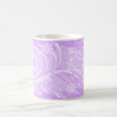 violette Blume Kaffeetasse (Mittel)