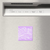 violette Blume Magnet (In Situ (Geschirrspüler))