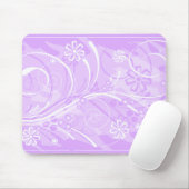 violette Blume Mousepad (Mit Mouse)