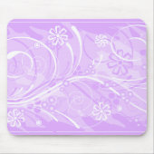 violette Blume Mousepad (Vorne)