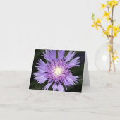 Violette Blume Notecard Karte (Gelbe Blume)