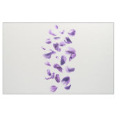 violette Blume Stoff (Yard (91,4 cm))