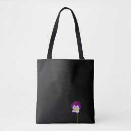 Violette Blume Tasche