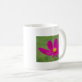 Violette Blume Tasse (VorderseiteRechts)