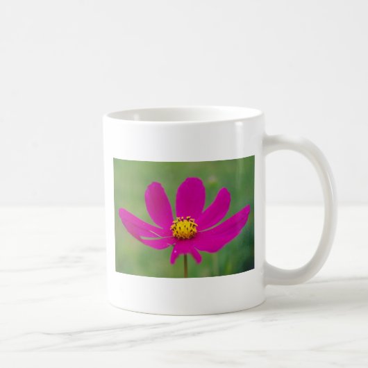 Violette Blume Tasse (Rechts)