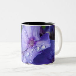 Violette Blume Zweifarbige Tasse