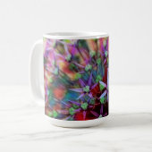Violette Blume Zwiebel Globemaster Kaffeetasse (Vorderseite Links)
