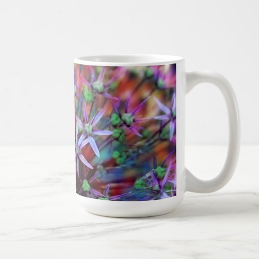 Violette Blume Zwiebel Globemaster Kaffeetasse (Rechts)