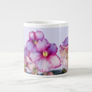 Violette Blumen 20-Unze-riesige Tasse - Schüssel